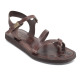 Women's Leather Sandal  711 D Brown