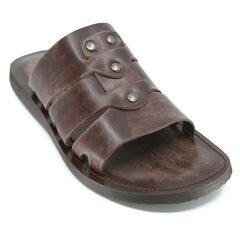 Men's Leather Slipper 1848 Brown