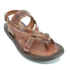 Men's Leather Sandal 154 Tan