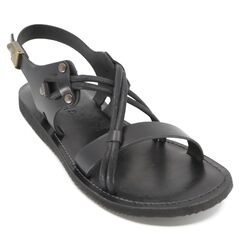 Men's Leather Sandal 1235 Black