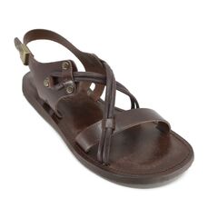 Men's Leather Sandal 1234 Brown