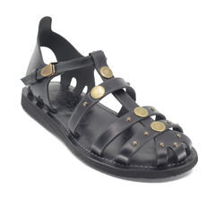 Kadın Deri Sandalet  610 Siyah 